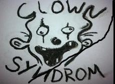 Bild på improvisationsteatern Clown Syndrom:s logga