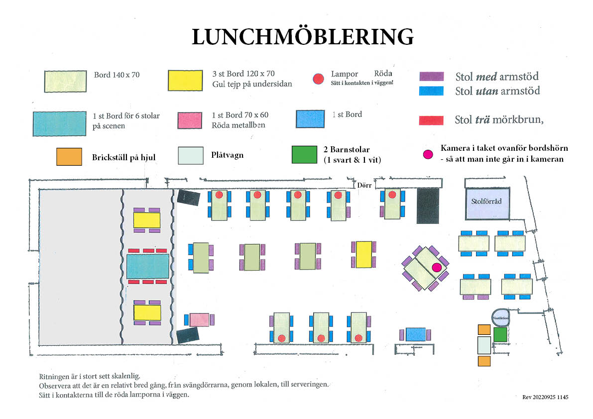 Lunchmöblering